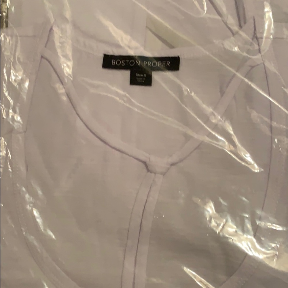 Boston Proper Slub Tank Top - Picture 5 of 6